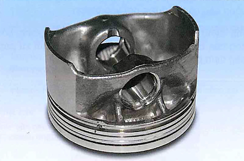 Piston kết cấu nhẹ với  dạng thân hộp